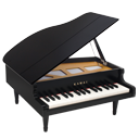 グランドピアノ　ブラック　1141