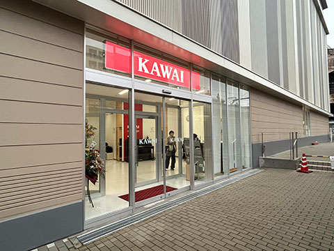 カワイミュージックスクールプラっとモール長崎 通りに面した入口