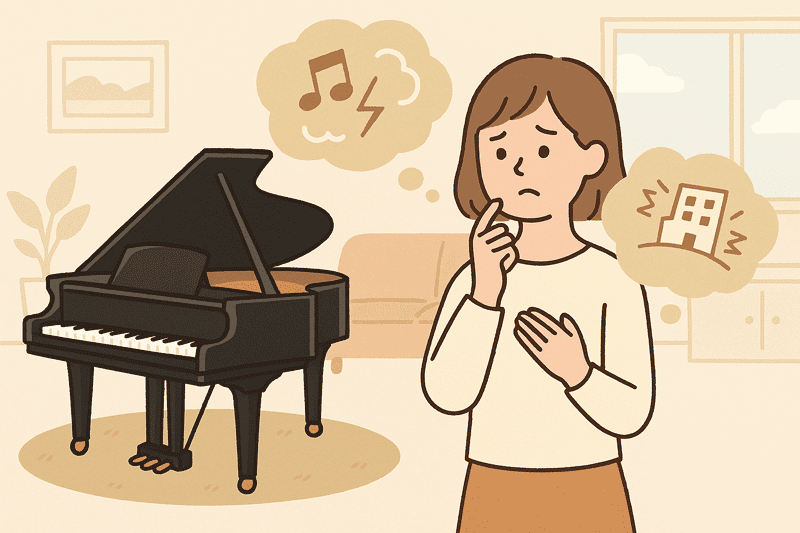 グランドピアノの防音・地震対策